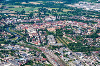 Photographie aérienne de Rastatt dans le département Bade-Wurtemberg, Allemagne