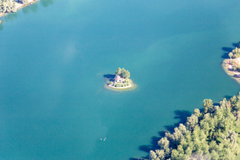 Photographie aérienne de Canal d'or à Steinmauern dans le département Bade-Wurtemberg, Allemagne