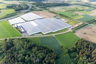 Vue oblique de Village des jardiniers de Reichenau en Beuren an der Aach à le quartier Beuren an der Aach in Singen dans le département Bade-Wurtemberg, Allemagne