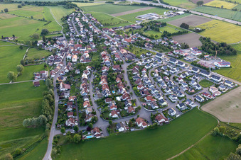 Vue aérienne de Quartier Hausen an der Aach in Singen dans le département Bade-Wurtemberg, Allemagne