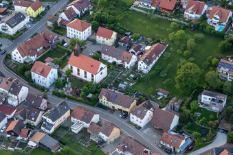 Vue aérienne de Sainte Agathe à le quartier Hausen an der Aach in Singen dans le département Bade-Wurtemberg, Allemagne