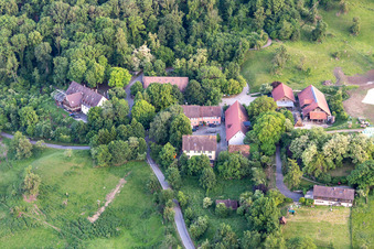 Vue aérienne de Hôtel Restaurant Hohentwiel à Singen dans le département Bade-Wurtemberg, Allemagne