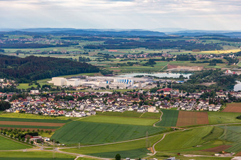 Vue aérienne de Geberit Sales GmbH à Pfullendorf dans le département Bade-Wurtemberg, Allemagne