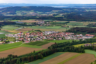 Vue aérienne de Quartier Baumgarten in Horgenzell dans le département Bade-Wurtemberg, Allemagne