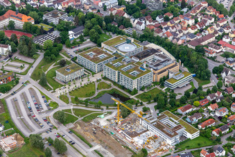 Vue aérienne de Hôpital Sainte-Élisabeth à Ravensburg dans le département Bade-Wurtemberg, Allemagne