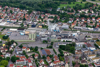 Vue aérienne de OMIRA GmbH à Ravensburg dans le département Bade-Wurtemberg, Allemagne