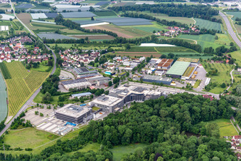 Vue aérienne de Vetter-Pharma GmbH & Co. KG à le quartier Torkenweiler in Ravensburg dans le département Bade-Wurtemberg, Allemagne