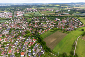 Vue aérienne de Quartier Mimmenhausen in Salem dans le département Bade-Wurtemberg, Allemagne