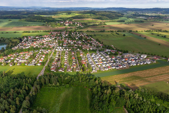 Vue aérienne de Quartier Stefansfeld in Salem dans le département Bade-Wurtemberg, Allemagne