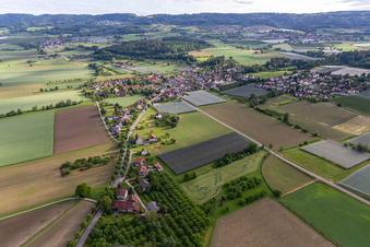 Vue aérienne de Quartier Weildorf in Salem dans le département Bade-Wurtemberg, Allemagne