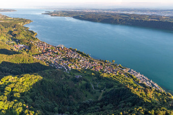 Vue oblique de Sipplingen dans le département Bade-Wurtemberg, Allemagne