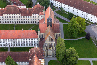 Château de l'école Salem à le quartier Stefansfeld in Salem dans le département Bade-Wurtemberg, Allemagne d'en haut