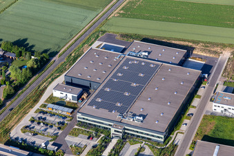 Vue aérienne de Heo GmbH à Herxheim bei Landau dans le département Rhénanie-Palatinat, Allemagne