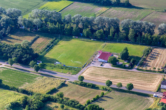 Vue aérienne de Club sportif Herxheimweyher eV à Herxheimweyher dans le département Rhénanie-Palatinat, Allemagne