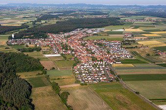 Hatzenbühl dans le département Rhénanie-Palatinat, Allemagne vue du ciel