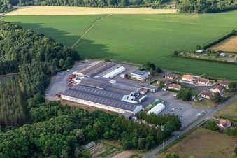 Photographie aérienne de Métaseval à Semur-en-Vallon dans le département Sarthe, France