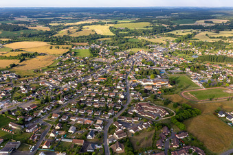 Photographie aérienne de Bouloire dans le département Sarthe, France