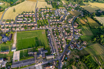 Vue aérienne de Association Sportive de Thorigné à Thorigné-sur-Dué dans le département Sarthe, France