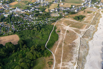 Vue aérienne de Camping Des Dunes à Plobannalec-Lesconil dans le département Finistère, France