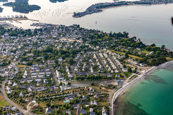 Vue aérienne de Loctudy dans le département Finistère, France