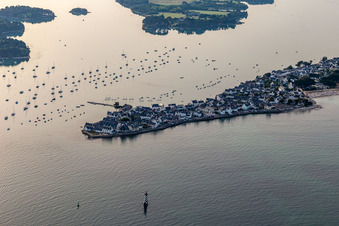 Photographie aérienne de Île-Tudy dans le département Finistère, France