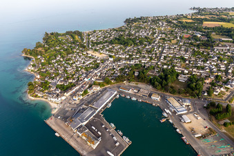 Vue oblique de Loctudy dans le département Finistère, France