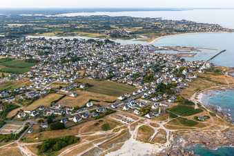 Plobannalec-Lesconil dans le département Finistère, France d'en haut