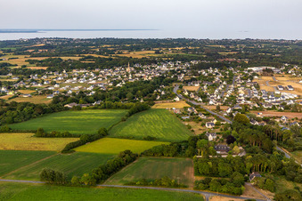 Plobannalec-Lesconil dans le département Finistère, France depuis l'avion