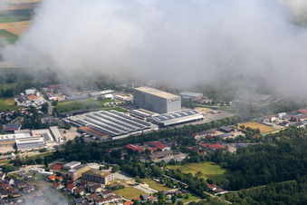 Vue aérienne de Einhell Allemagne AG à Landau an der Isar dans le département Bavière, Allemagne