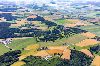 Photographie aérienne de Golf Club Schloßberg eV à le quartier Altersberg in Reisbach dans le département Bavière, Allemagne