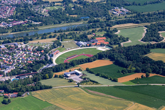 Vue aérienne de Stade ISAR-WALD Dingolfing à Dingolfing dans le département Bavière, Allemagne