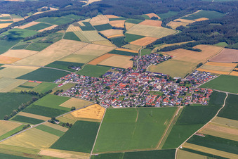 Photographie aérienne de Quartier Dornwang in Moosthenning dans le département Bavière, Allemagne