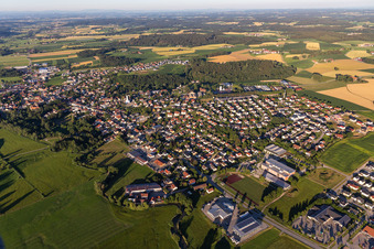 Photographie aérienne de Arnstorf dans le département Bavière, Allemagne