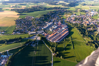Vue oblique de Arnstorf dans le département Bavière, Allemagne