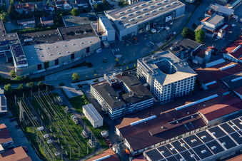 Vue aérienne de Groupe Lindner à Arnstorf dans le département Bavière, Allemagne
