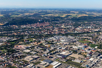 Landshut dans le département Bavière, Allemagne vue d'en haut