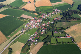 Photographie aérienne de Quartier Oberglaim in Ergolding dans le département Bavière, Allemagne