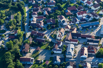 Vue aérienne de Quartier Piering in Salching dans le département Bavière, Allemagne