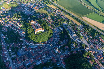 Vue aérienne de Quartier Hungersdorf in Wörth an der Donau dans le département Bavière, Allemagne