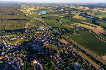 Quartier Hungersdorf in Wörth an der Donau dans le département Bavière, Allemagne d'en haut