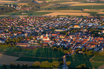 Geiselhöring dans le département Bavière, Allemagne vue d'en haut
