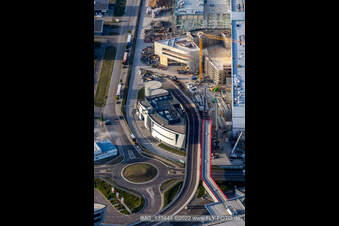 Vue d'oiseau de SEW-EURODRIVE GmbH & Co KG – Usine de fabrication et SCC Mécanique/Mécatronique à le quartier Graben in Graben-Neudorf dans le département Bade-Wurtemberg, Allemagne