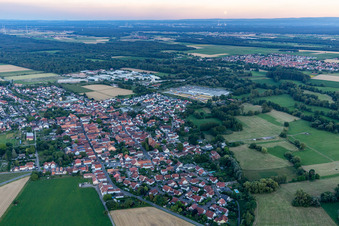Photographie aérienne de Rohrbach dans le département Rhénanie-Palatinat, Allemagne