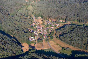 Quartier Lauterschwan in Erlenbach bei Dahn dans le département Rhénanie-Palatinat, Allemagne vue d'en haut