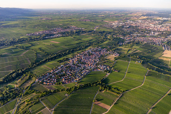 Quartier Arzheim in Landau in der Pfalz dans le département Rhénanie-Palatinat, Allemagne du point de vue du drone