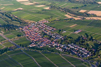Quartier Wollmesheim in Landau in der Pfalz dans le département Rhénanie-Palatinat, Allemagne du point de vue du drone