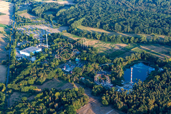 Vue aérienne de Parc de vacances Pfalz à Haßloch dans le département Rhénanie-Palatinat, Allemagne