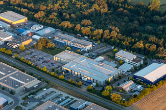 Vue aérienne de Eberspächer catem GmbH & Co. KG à Herxheim bei Landau dans le département Rhénanie-Palatinat, Allemagne