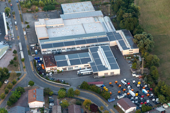 Vue aérienne de PFEIFFER & MAY Karlsruhe GmbH - Pick-up Express Kandel à le quartier Minderslachen in Kandel dans le département Rhénanie-Palatinat, Allemagne
