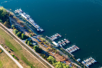 Vue aérienne de Terrain du club HSK Ludwigshafen à Brühl dans le département Bade-Wurtemberg, Allemagne
